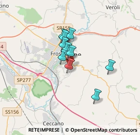 Mappa Via Cisterna, 03100 Frosinone FR, Italia (2.32818)