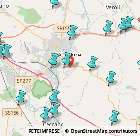 Mappa Via Cisterna, 03100 Frosinone FR, Italia (6.3995)