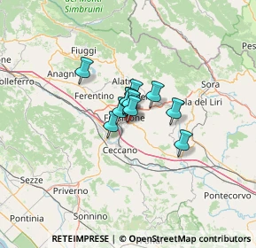 Mappa Via Cisterna, 03100 Frosinone FR, Italia (6.35636)