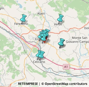 Mappa Via Cisterna, 03100 Frosinone FR, Italia (4.52083)