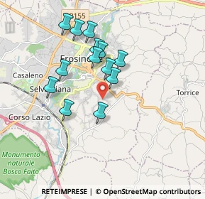 Mappa Via Cisterna, 03100 Frosinone FR, Italia (1.67538)
