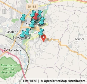 Mappa Via Cisterna, 03100 Frosinone FR, Italia (1.86)