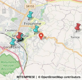 Mappa Via Cisterna, 03100 Frosinone FR, Italia (2.36727)