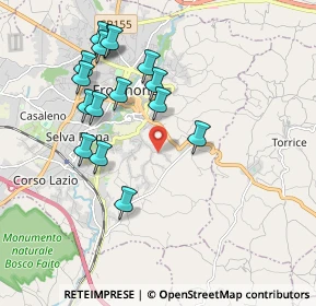 Mappa Via Cisterna, 03100 Frosinone FR, Italia (2.07)