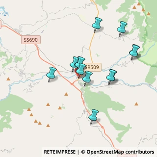 Mappa Via Fornace, 03042 Atina FR, Italia (3.49615)