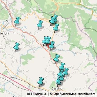Mappa Via Fornace, 03042 Atina FR, Italia (9.3545)