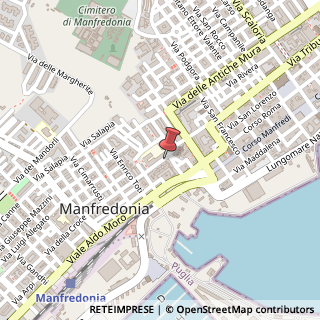 Mappa Via della Croce, 1, 71043 Manfredonia, Foggia (Puglia)