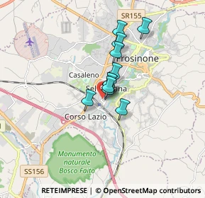 Mappa Via Don Giovanni Minzoni, 03100 Frosinone FR, Italia (1.07545)