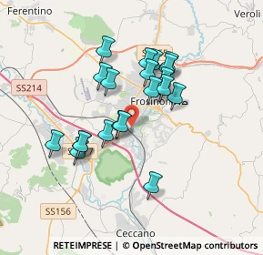 Mappa Via Don Giovanni Minzoni, 03100 Frosinone FR, Italia (3.139)