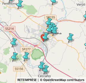 Mappa Via Don Giovanni Minzoni, 03100 Frosinone FR, Italia (5.46444)