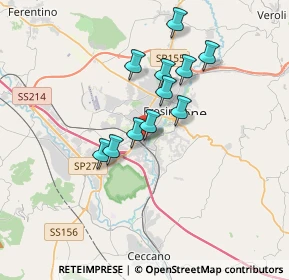 Mappa Via Don Giovanni Minzoni, 03100 Frosinone FR, Italia (2.9)