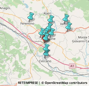 Mappa Via Don Giovanni Minzoni, 03100 Frosinone FR, Italia (4.69)