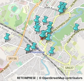 Mappa Via Don Giovanni Minzoni, 03100 Frosinone FR, Italia (0.448)