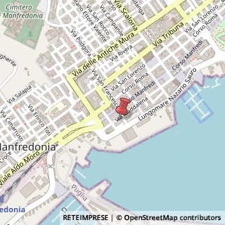 Mappa Via Maddalena, 28, 71043 Manfredonia, Foggia (Puglia)