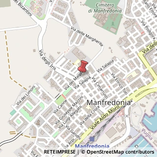 Mappa Via dei Mandorli, 26, 71043 Manfredonia, Foggia (Puglia)