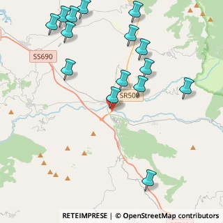 Mappa SS 509 di Forca d'Acero, 03042 Atina FR, Italia (5.43267)