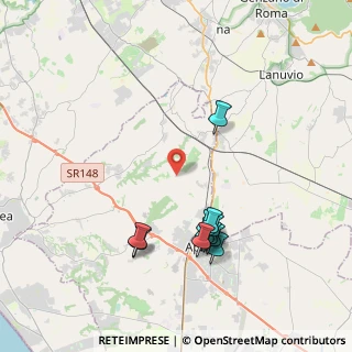 Mappa Via Tufello, 04011 Aprilia LT, Italia (4.21727)