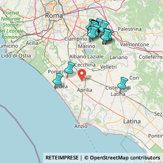 Mappa Via Tufello, 04011 Aprilia LT, Italia (18.909)