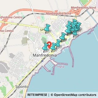Mappa Via Gaetano Palatella, 71043 Manfredonia FG, Italia (0.95867)