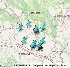 Mappa 03042 Atina FR, Italia (11.2925)