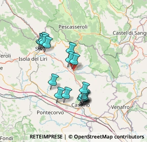 Mappa 03042 Atina FR, Italia (13.87389)