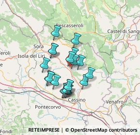 Mappa 03042 Atina FR, Italia (10.7955)