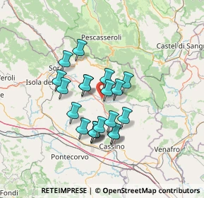 Mappa 03042 Atina FR, Italia (11.3365)