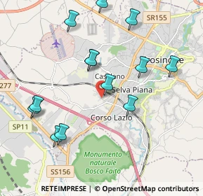 Mappa Via Selva Casarino, 03100 Frosinone FR, Italia (2.23692)