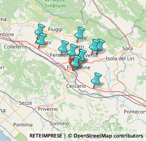 Mappa Via Selva Casarino, 03100 Frosinone FR, Italia (9.86364)