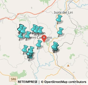 Mappa Via Vaglie S. Nicola, 03025 Monte San Giovanni Campano FR, Italia (3.587)