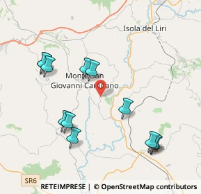 Mappa Via Vaglie S. Nicola, 03025 Monte San Giovanni Campano FR, Italia (4.49083)