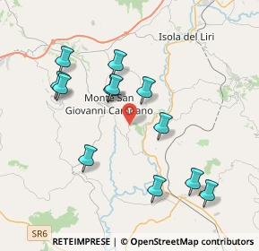Mappa Via Vaglie S. Nicola, 03025 Monte San Giovanni Campano FR, Italia (4.03667)