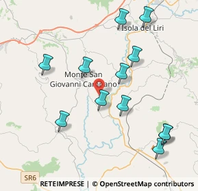 Mappa Via Vaglie S. Nicola, 03025 Monte San Giovanni Campano FR, Italia (4.4975)