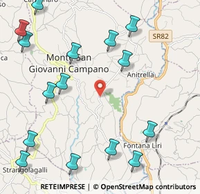 Mappa Via Vaglie S. Nicola, 03025 Monte San Giovanni Campano FR, Italia (2.952)