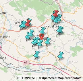 Mappa Via Vaglie S. Nicola, 03025 Monte San Giovanni Campano FR, Italia (6.8645)