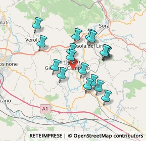 Mappa Via Vaglie S. Nicola, 03025 Monte San Giovanni Campano FR, Italia (6.34)