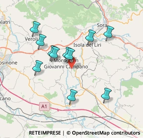 Mappa Via Vaglie S. Nicola, 03025 Monte San Giovanni Campano FR, Italia (7.16091)