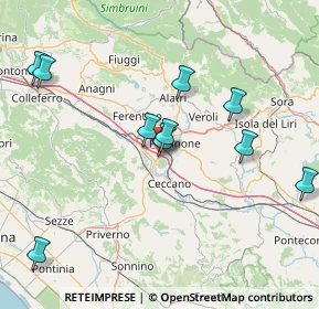 Mappa E45, 03100 Frosinone FR, Italia (19.60273)