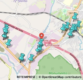 Mappa E45, 03100 Frosinone FR, Italia (1.468)