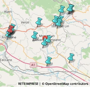 Mappa Via la Lucca, 03025 Monte San Giovanni Campano FR, Italia (9.923)