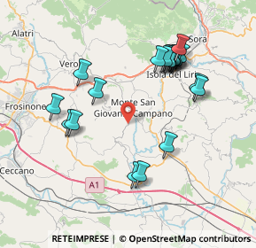 Mappa Via la Lucca, 03025 La Lucca FR, Italia (8.2285)