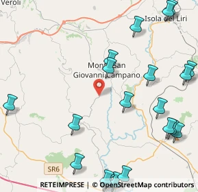 Mappa Via la Lucca, 03025 Monte San Giovanni Campano FR, Italia (6.2005)