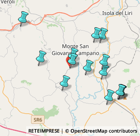 Mappa Via la Lucca, 03025 Monte San Giovanni Campano FR, Italia (4.27143)