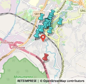 Mappa Via Fornaci, 03100 Frosinone FR, Italia (0.6885)