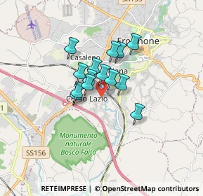 Mappa Via Fornaci, 03100 Frosinone FR, Italia (1.145)