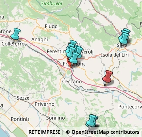 Mappa Via Fornaci, 03100 Frosinone FR, Italia (18.668)