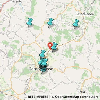 Mappa Contrada Scalo Ferroviario, 86030 Matrice CB, Italia (7.33333)