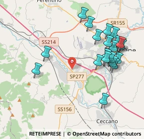 Mappa LE SORGENTI, 03100 Frosinone FR, Italia (4.6055)