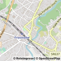 Hartă Frosinone
