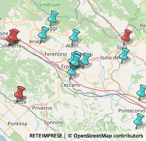 Mappa Via Ceccano, 03100 Frosinone FR, Italia (19.65412)
